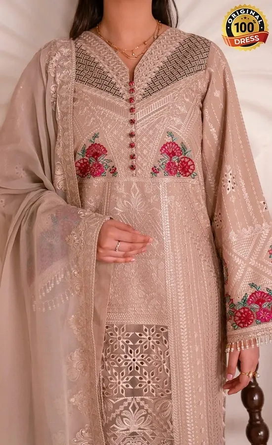 Maryum N Maria Embroidered Lawn Elodie Dress (1)