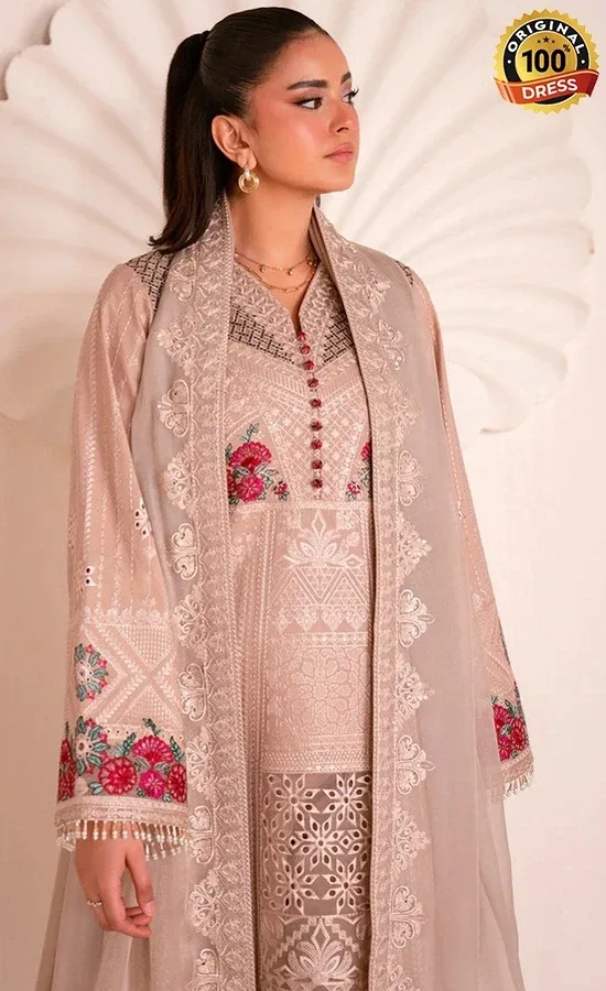 Maryum N Maria Embroidered Lawn Elodie Dress (3)