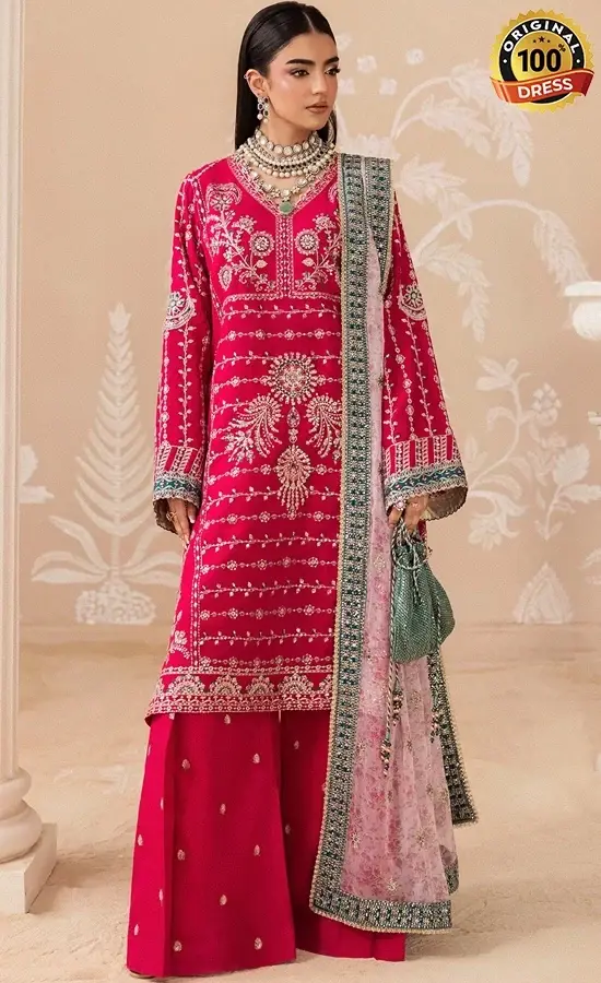 Aik Atelier Embroidered Medium Silk B2606 Dress (4) Aik Atelier Embroidered Medium Silk B2606 Dress (4)