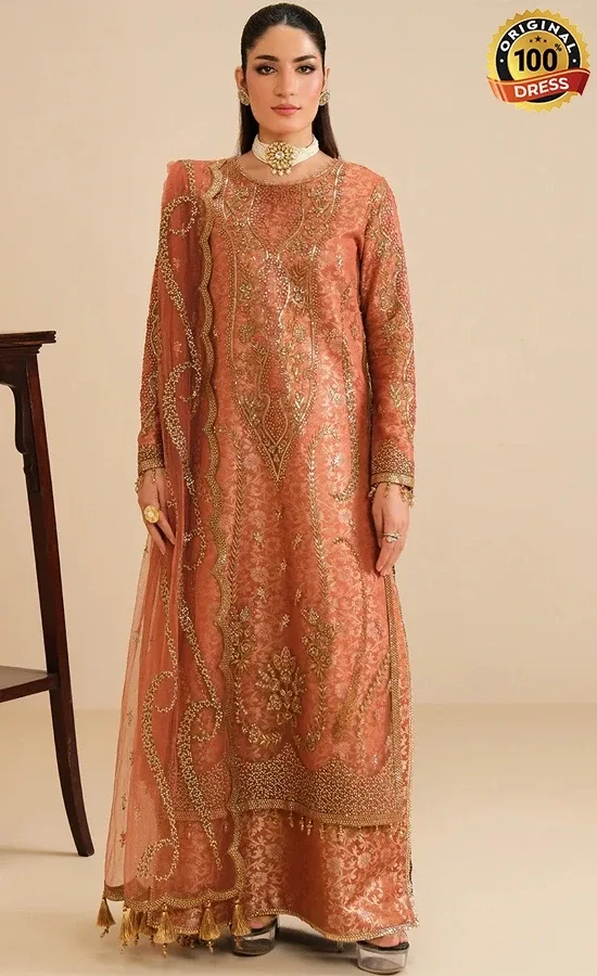Alizeh PK Embroidered Net Dilkash Dress (1) Alizeh PK Embroidered Net Dilkash Dress (1)