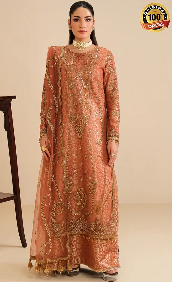 Alizeh PK Embroidered Net Dilkash Dress (1) Alizeh PK Embroidered Net Dilkash Dress (1)