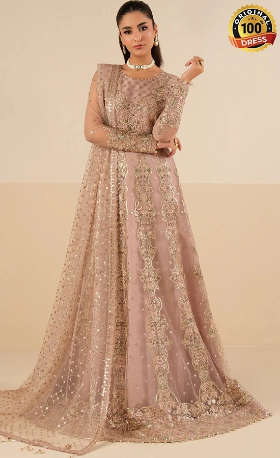 Alizeh PK Embroidered Net Roshni Dress (1) Alizeh PK Embroidered Net Roshni Dress (1)