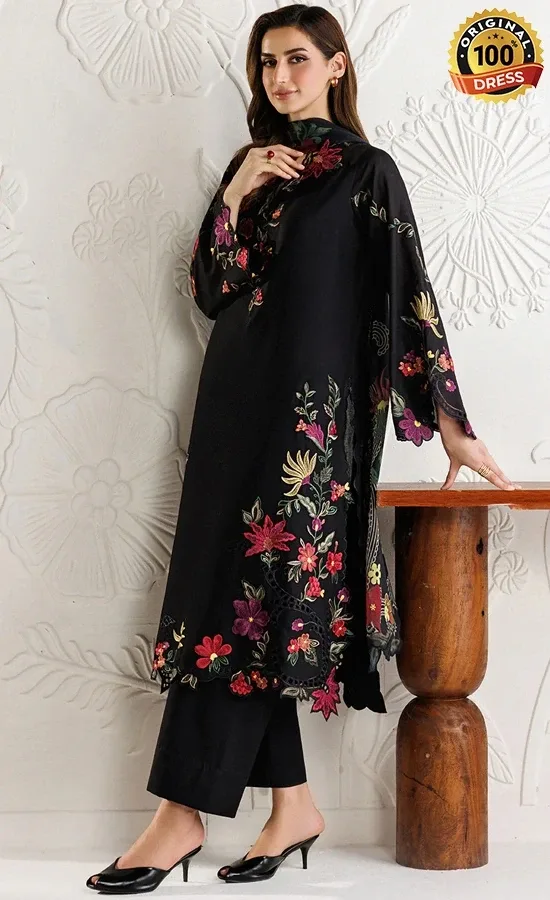 Iznik PK Embroidered Lawn UE-681 Dress (4)