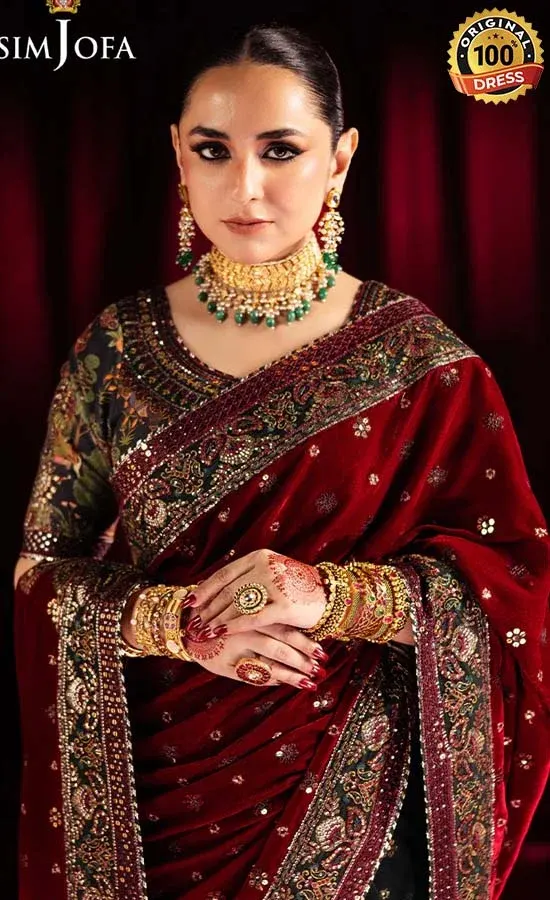 Asim Jofa Saree For Wedding Guests (4)