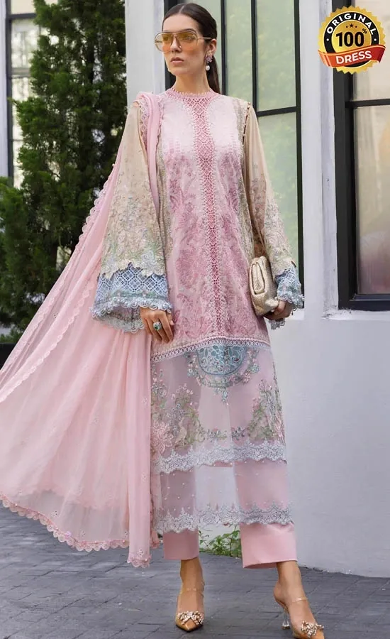 Maria B Embroidered Lawn EL-26-09 Dress (1)