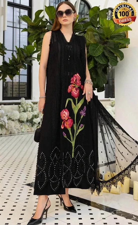 Maria B Embroidered Lawn EL-26-10 Dress