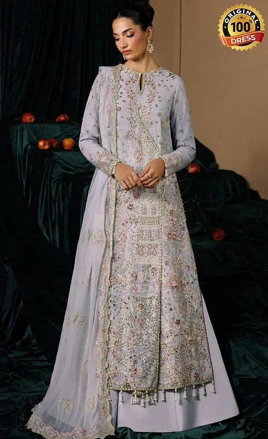 Embroidered Chiffon Selene Dress (4)