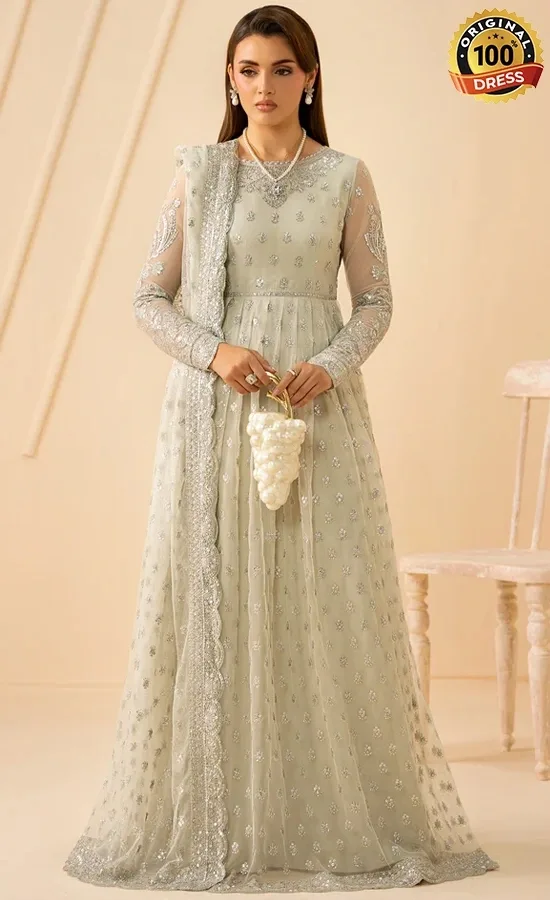 Zarif PK Emberoidered Net Atash Dress (1) Zarif PK Emberoidered Net Atash Dress (1)