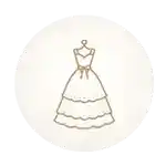 Custom bridal wear icon