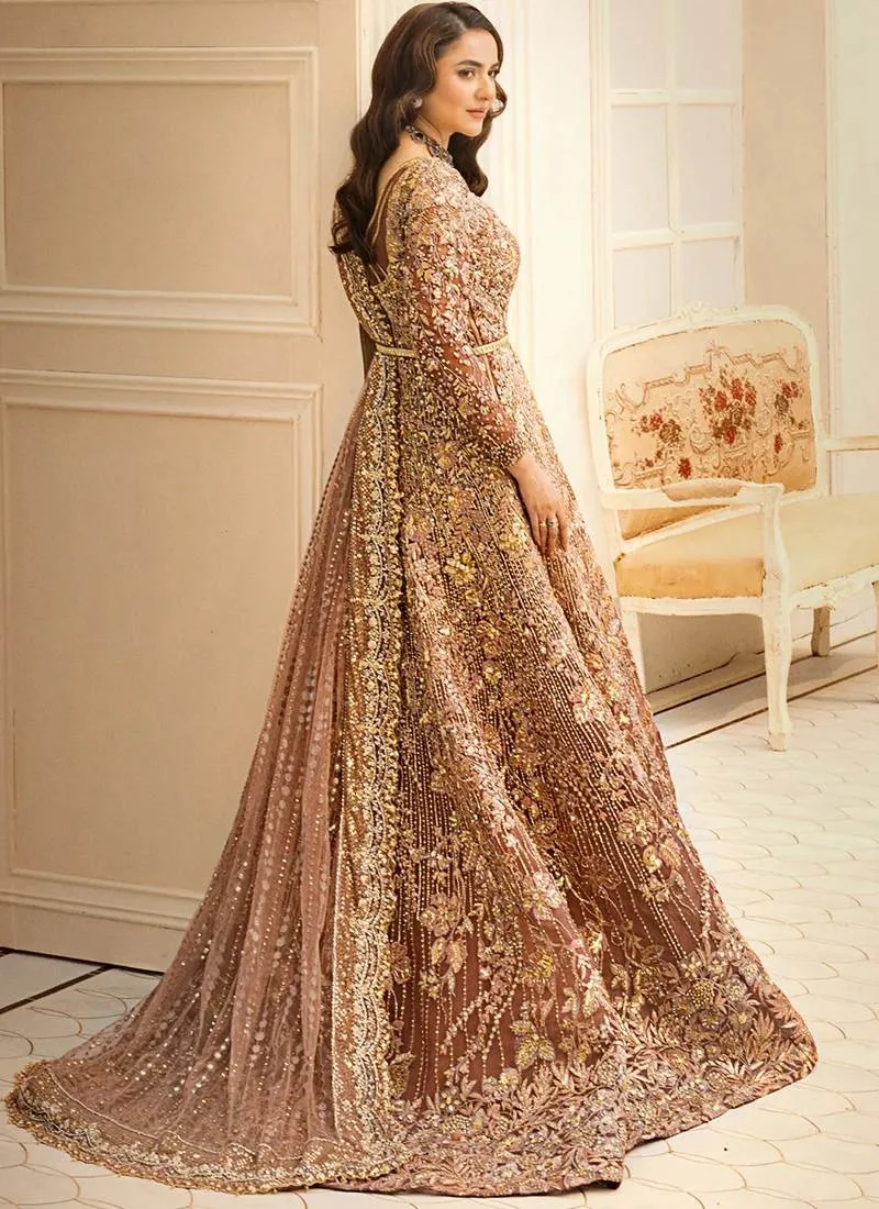 Erum Khan Open Slit Bridal Gown (1)