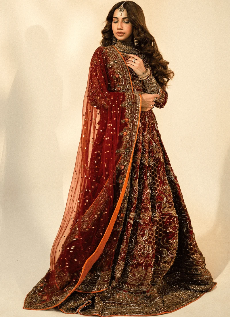 HSY Maroon Lehenga (Inspired Version) Video