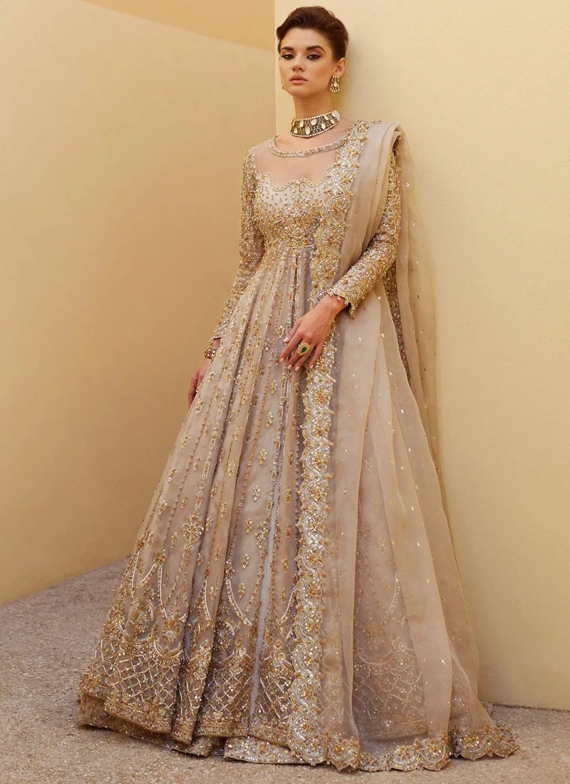 Kanwal Malik Ivory Gown (1)