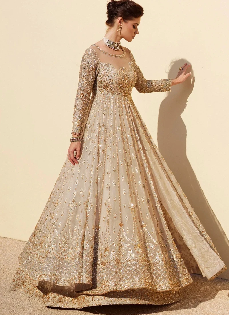Kanwal Malik Ivory Gown (4)