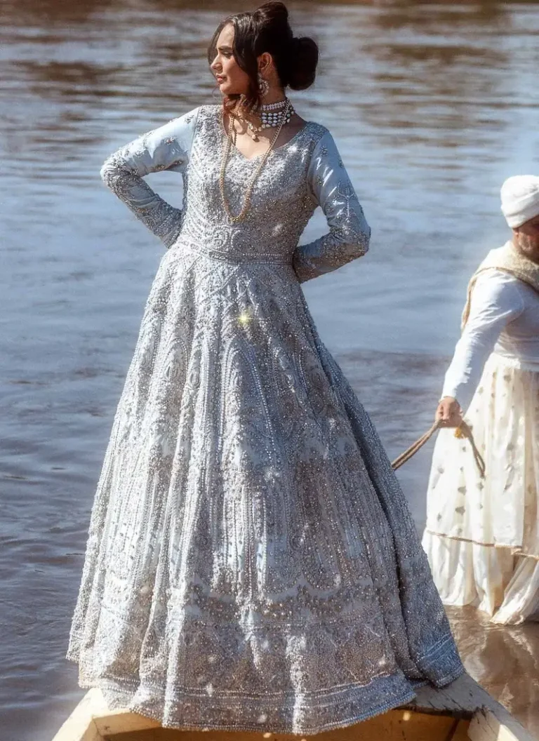 Ali Xeeshan Ice Blue Maxi (Inspired Version) Video