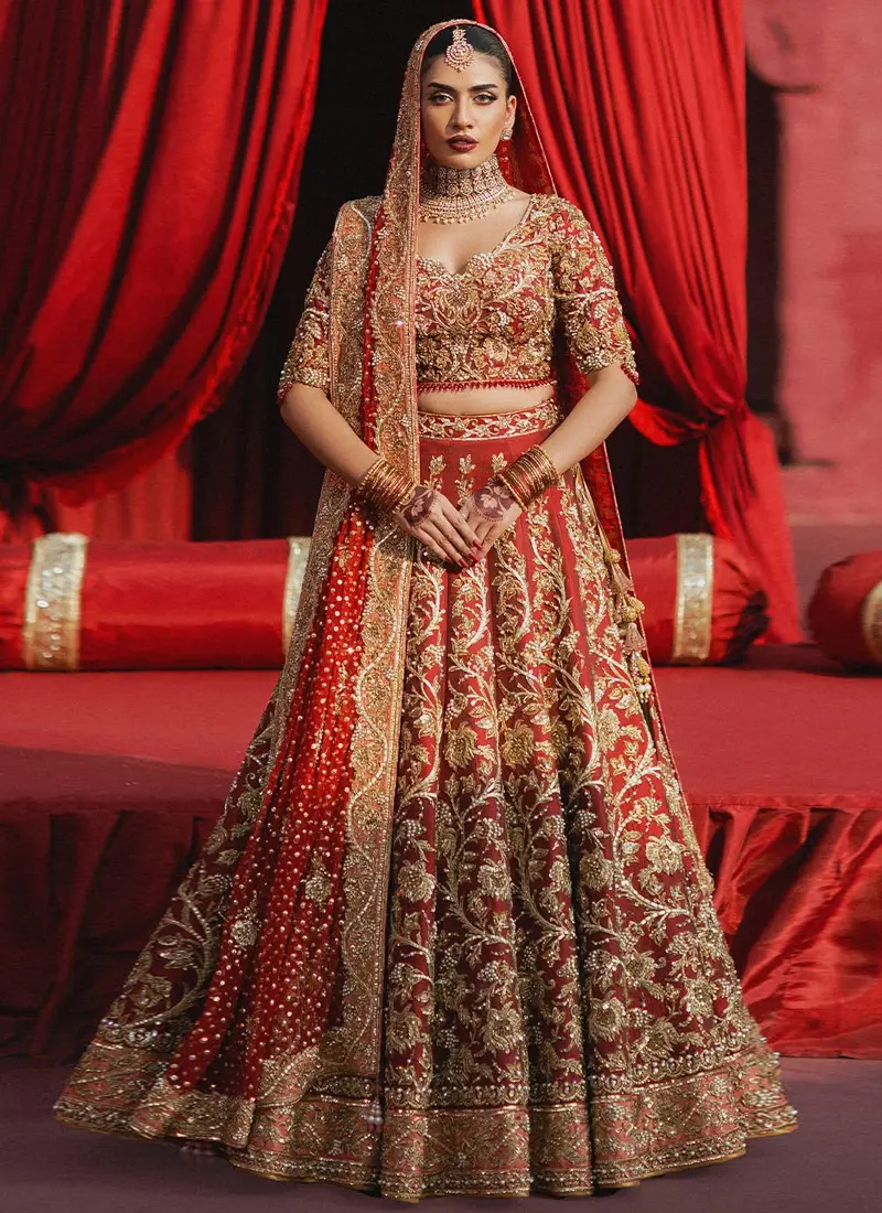 Nomi Ansari Walima Lehenga