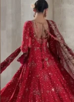Crimson Red Bridal Pishwas Video